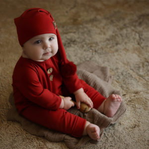 Peto manga larga  y gorrito varios colores navidad - Thumbnail Image 5