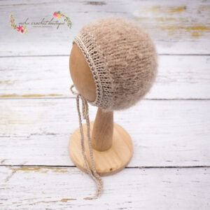 Gorrito tejido a mano talla newborn - Thumbnail Image 8