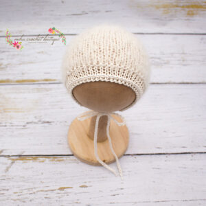Gorrito tejido a mano talla newborn - Thumbnail Image 11