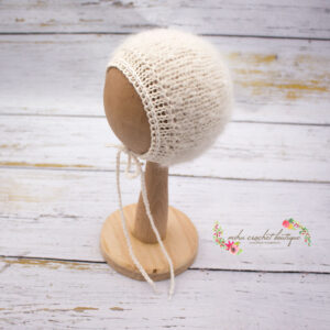 Gorrito tejido a mano talla newborn - Thumbnail Image 14