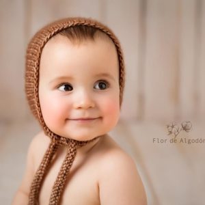 Gorrito tejido 6/12 meses