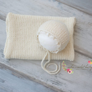 Wrap y gorrito newborn