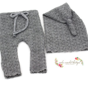 PANTALON CON GORRITO DORMILON NEWBORN