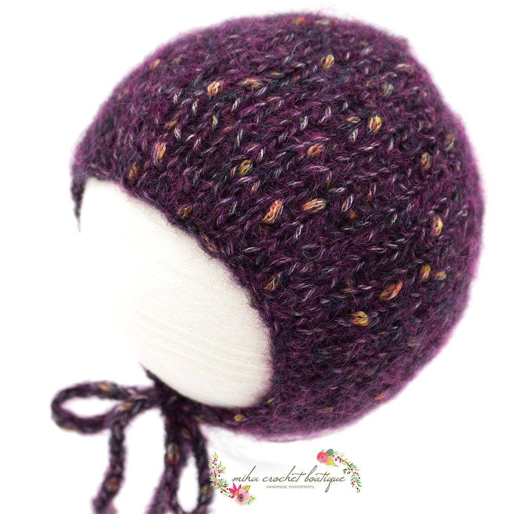 Gorrito lana tejido a mano - Imagen 6
