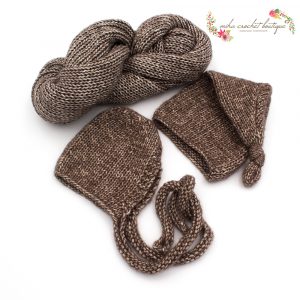 Pack newborn wrap gorrito dormilon y gorrito basico