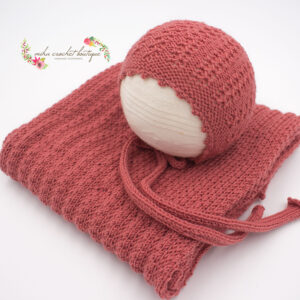 SET NEWBORN MERINO CON TEXTURA REVERSIBLE - Thumbnail Image 3