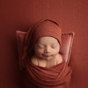 Wrap y gorrito talla newborn