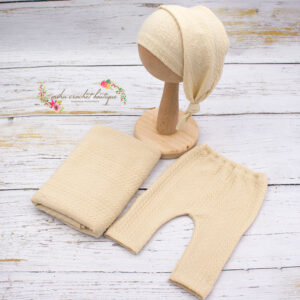 Wrap ,pantalon y gorrito dormilon