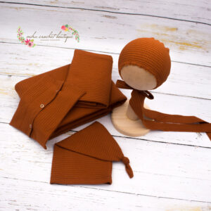 MANTA PUF ,WRAP CON CAPOTA ,GORRITO DORMILON Y FUNDA DE COJIN