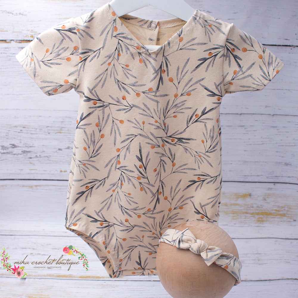 Body con estampado unisex y cinta a juego - Imagen 3