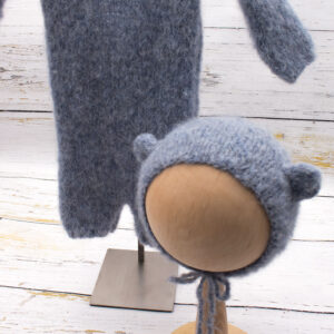 Peto tejido con gorrito osito a juego 6-12 meses VARIOS COLORES - Thumbnail Image 12