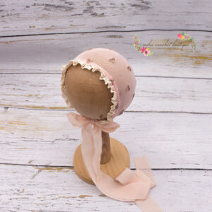 Capota newborn con puntilla - Thumbnail Image 2