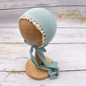 Capota newborn con puntilla varios colores15 - Thumbnail Image 6