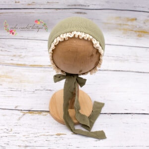 Capota newborn con puntilla varios colores15 - Thumbnail Image 5