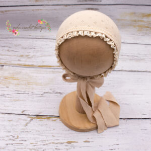 Capota newborn con puntilla varios colores15 - Thumbnail Image 3