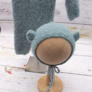 Peto tejido con gorrito osito a juego 6-12 meses VARIOS COLORES - Thumbnail Image 17